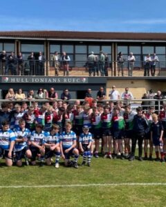 Big shout out to @hullionians for hosting our @mowdenpark U15s this weekend, great game, great weather and great hospitality - the kids are still sleeping! ☀️🏉👍