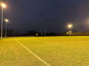 Just down the footpath tonight, @stocktonrugby U15s Vs @westhartlepoolrugby 🏉 #rugbyref