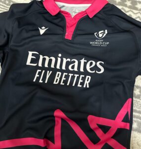 You know things have changed when you order one of the new World Cup replica shirts ….. the refs shirt 🤷‍♂️🤣🏉