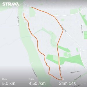 First (and last) sub 25 min 5k (almost 2 mins off my PB) 🏃‍♂️ - pre season fitness is over 😥🏉