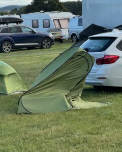 Camping - bit blowy! 🏕️ 💨 #campercalling